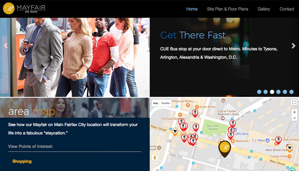 Mayfair on Main Website